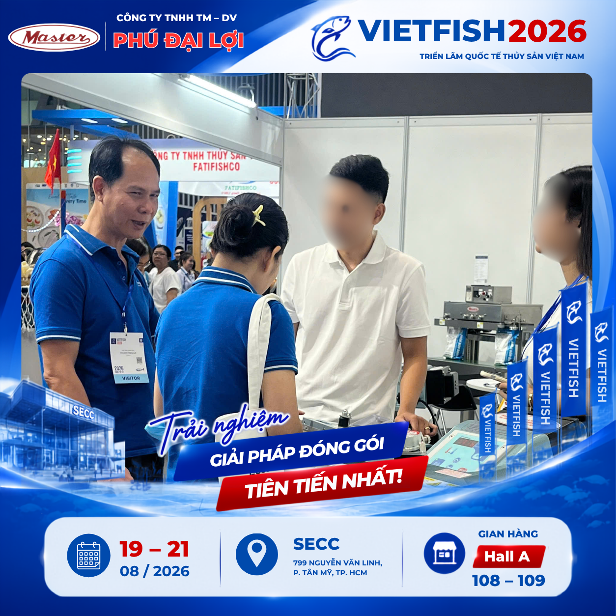 Hinh 3 khach hang tham quan gian hang Phu Dai Loi tai Vietfish 2026
