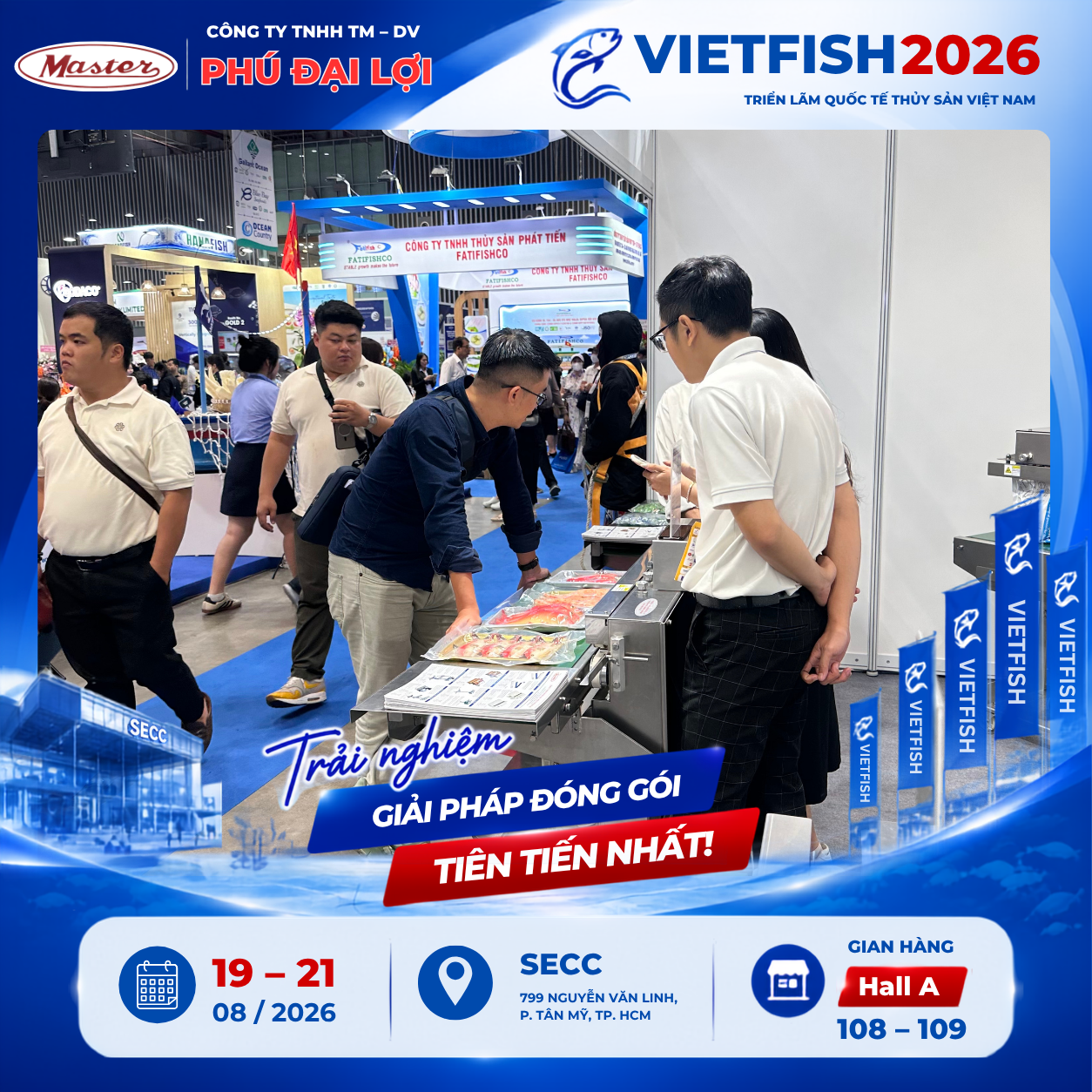 Hinh 6 khach hang tham quan gian hang Phu Dai Loi tai Vietfish 2026