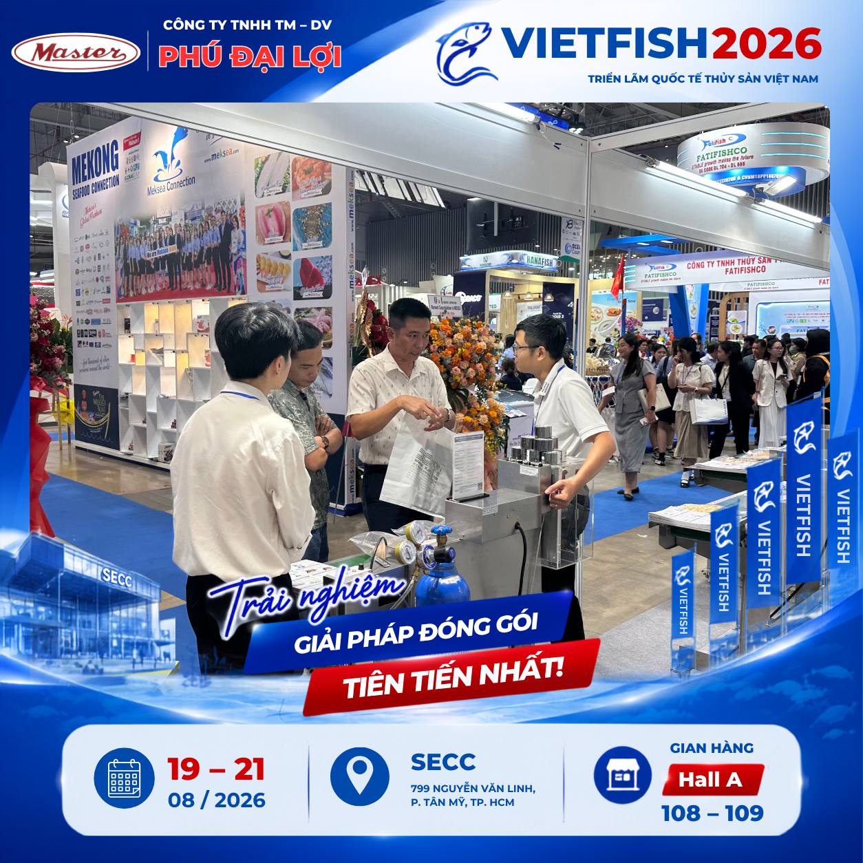 Hinh 10 khach hang tham quan gian hang Phu Dai Loi tai Vietfish 2026
